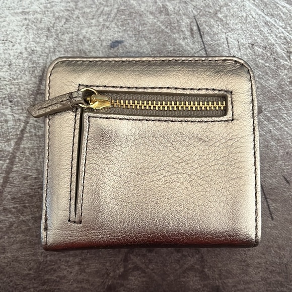 Fossil Sydney Bifold womens wallet - Gold leather - Picture 3 of 9